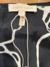 Rebecca Taylor 100% Polyester Floral Black White Tank Top Size 2 - photo 3