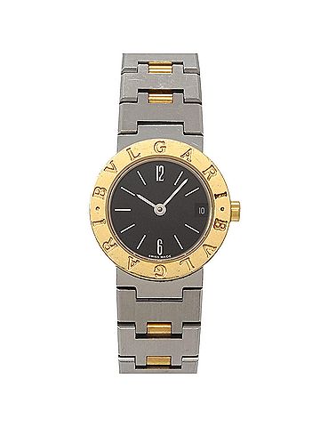 Bvlgari BVLGARI BB23SGD Women's Watch Date Black YG Yellow Gold Quartz (view 1)