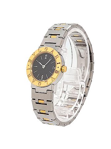 Bvlgari BVLGARI BB23SGD Women's Watch Date Black YG Yellow Gold Quartz (view 2)
