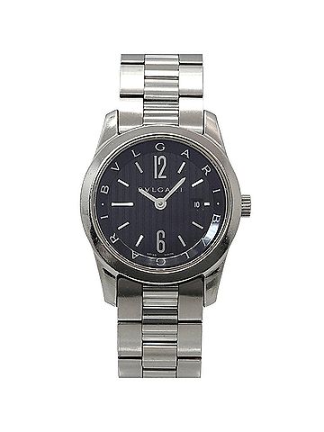 Bvlgari Bulgari BVLGARI Solotempo ST30S Women's Watch, Date, Black, Quartz Watch (view 1)
