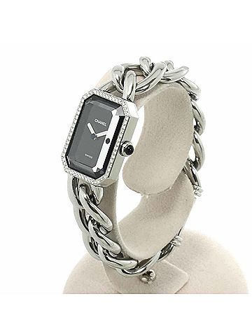 Chanel Chanel Premiere H0495 Diamond Bezel Women's Watch, Size M, Black Quartz Watch (view 2)