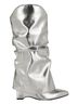 Nine West 100% Synthetic Silver Boots Size 7 - photo 1