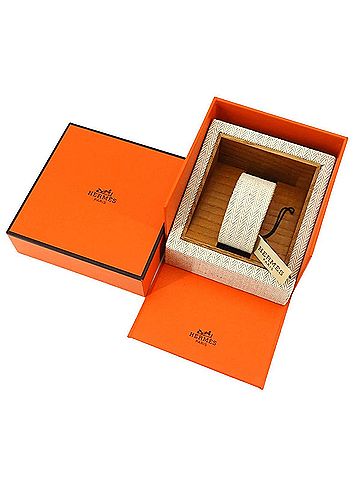 Hermès Hermes Kelly Watch, Women's White and Yellow Quartz Watch with Padlock (view 2)