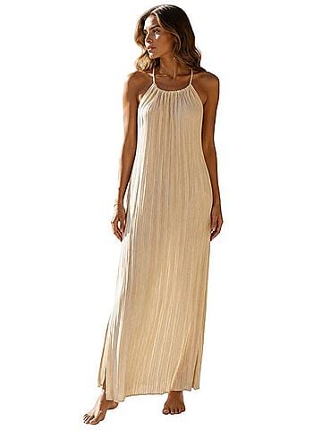 ME+EM Striped Towelling Midi Dress Casual Dress (view 1)