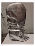 Nine West 100% Synthetic Silver Ankle Boots Size 8 - photo 9