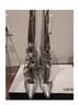 Nine West 100% Synthetic Silver Ankle Boots Size 8 - photo 3