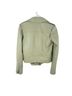 Theory 100% Lambskin 100% Viscose Green Leather Jacket Size S - photo 2