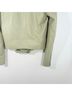 Theory 100% Lambskin 100% Viscose Green Leather Jacket Size S - photo 9