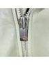 Theory 100% Lambskin 100% Viscose Green Leather Jacket Size S - photo 12
