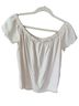 Cloth & Stone White Short Sleeve Blouse Size S - photo 2