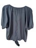 Guess Black Short Sleeve Blouse Size XL - photo 2