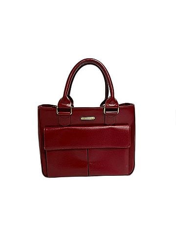 Burberry Burberry shoulder bag/handbag, leather, red (view 1)
