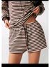 Shein Stripes Brown White Jumpsuit Size XL - photo 5