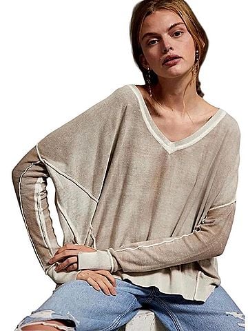 We the Free Gibson Pullover Sweater (view 1)