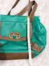 Rosetti Brown Green Leather Shoulder Bag One size - photo 7