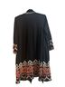 JW Los Angeles Floral Black Multi Color Jacket Size S - photo 2