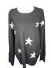 Vince Camuto Stars Black Pullover Sweater Size L - photo 1