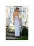 V. Chapman 100% Polyester Blue Cocktail Dress Size 6 - photo 9