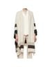 Derek Lam 100% Wool Color Block Multi Color Poncho One size - photo 1