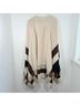 Derek Lam 100% Wool Color Block Multi Color Poncho One size - photo 5