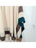 Derek Lam 100% Wool Color Block Multi Color Poncho One size - photo 7