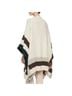 Derek Lam 100% Wool Color Block Multi Color Poncho One size - photo 2