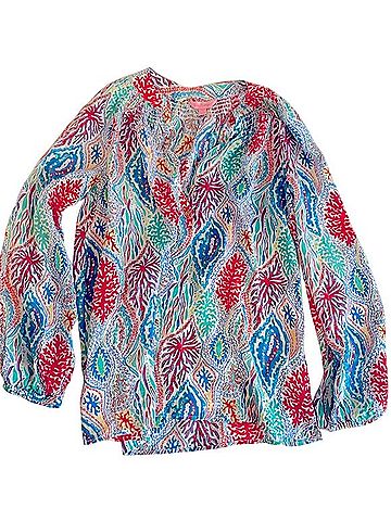 Lilly Pulitzer Elsa Long Sleeve Blouse (view 1)