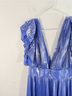 Alice + Olivia 100% Polyester 94% Polyester 6% Elastane Blue Purple Cocktail Dress Size 4 - photo 6