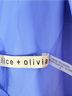 Alice + Olivia 100% Polyester 94% Polyester 6% Elastane Blue Purple Cocktail Dress Size 4 - photo 3