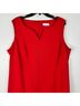 Calvin Klein Solid Red Cocktail Dress Size 16 - photo 4