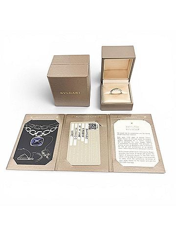 Bvlgari BVLGARI Serpenti Viper Ring, 750WG (White Gold), Made in Italy, Weight 5.2g, Men's/Women's, Comes with Box and Case. (view 2)