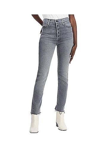 Mother The Pixie Dazzler Ankle Fray Jeans (view 1)