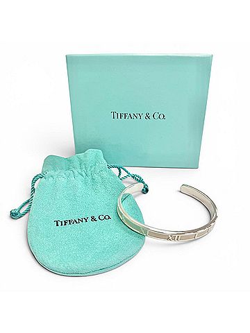 Tiffany & Co. TIFFANY&amp;Co. Tiffany Atlas Bangle Bracelet, 925 Sterling Silver, Made in Italy, Weight 32.38g, Women's/Men's, Comes with Box and Dust Bag. (view 2)