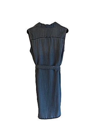 Velvet Heart Blue Chambray Button-Front Dress Casual Dress (view 2)