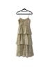 Self-Portrait Floral Yellow Silver Cocktail Dress Size 4 - photo 3