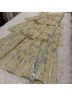 Self-Portrait Floral Yellow Silver Cocktail Dress Size 4 - photo 10