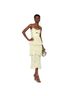 Self-Portrait Floral Yellow Silver Cocktail Dress Size 4 - photo 1