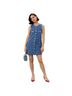 Sandro Solid Blue Casual Dress Size 8 - photo 1