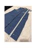 Sandro Solid Blue Casual Dress Size 8 - photo 10