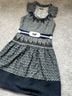 Tocca 86% Wool 13% Polyamide 1% Elastane 100% Silk 45% Acrylic 55% Wool Graphic Color Block Black Gray Active Dress Size 8 - photo 13