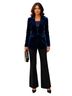 Tahari 92% Polyester 8% Spandex 100% Cotton Blue Blazer Size L - photo 1