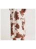 Nordstrom Animal Print Multi Color Silk Skirt Size M - photo 3