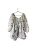 Selkie 100% Polyester Floral White Blue Cocktail Dress Size XS - photo 3