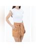 Ulla Johnson 100% Cotton Tan Brown Khaki Shorts Size 10 - photo 4