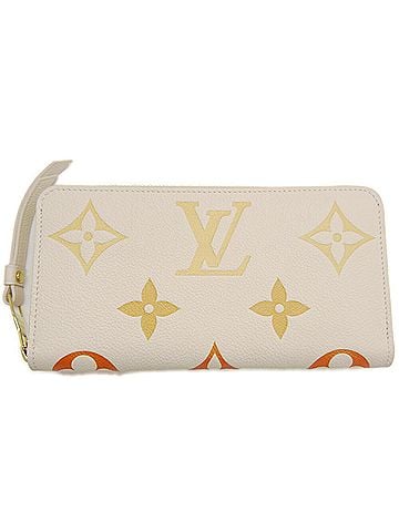 Louis Vuitton LOUIS VUITTON Louis Vuitton Zippy Wallet Monogram Empreinte LV Gradient Long Crème Saffron M82206 (view 1)