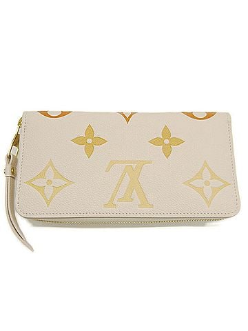 Louis Vuitton LOUIS VUITTON Louis Vuitton Zippy Wallet Monogram Empreinte LV Gradient Long Crème Saffron M82206 (view 2)