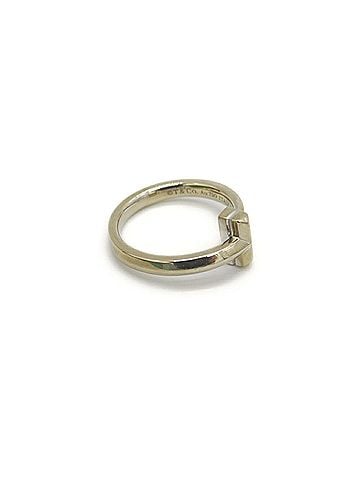 Tiffany & Co. TIFFANY &amp; Co. Tiffany T One Narrow Ring Diamond 18K White Gold (view 2)