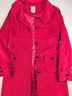 Tulle 95% Cotton 5% Spandex 100% Polyester Red Trenchcoat Size M - photo 11