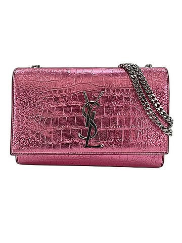 Yves Saint Laurent Yves Saint Laurent Cassandra Shoulder Bag, Leather, Pink (view 1)