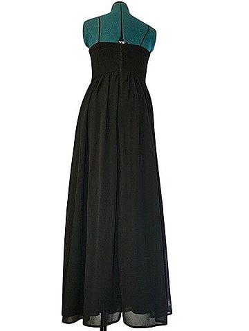 Soieblu Evening Gown With Gold Applique Bodice Casual Dress (view 2)